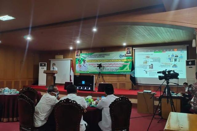 Merangin Selenggarakan Musrembang RKPD 2021 Via Video Conference
