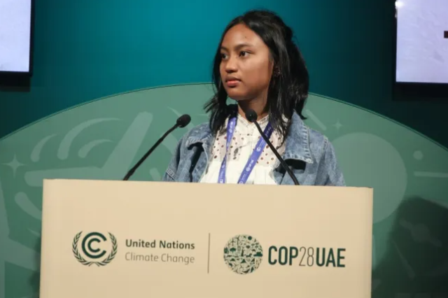 Siswi SMA Asal Tebo Jadi Pembicara di Konferensi COP28 PBB di Dubai