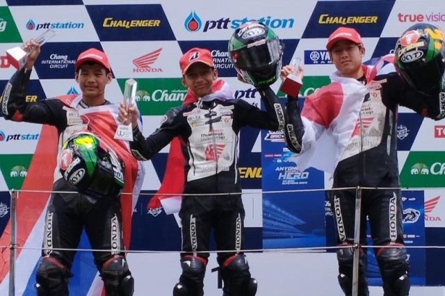 Membanggakan: Pebalap Astra Honda Pastikan Juara Thailand Talent Cup 2023