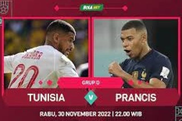 Link Nonton Streaming Prancis vs Tunisia Piala Dunia 2022 Qatar