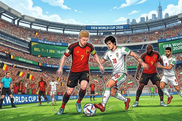 Prediksi Belgia vs Iran Piala Dunia 2026: Ujian Konsistensi The Reds Devils