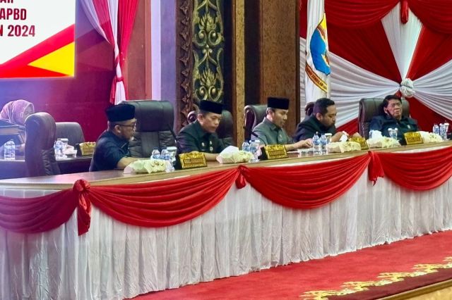 DPRD Provinsi Jambi Gelar Rapat Paripurna Nota Pengantar Ranperda Perubahan APBD 2024