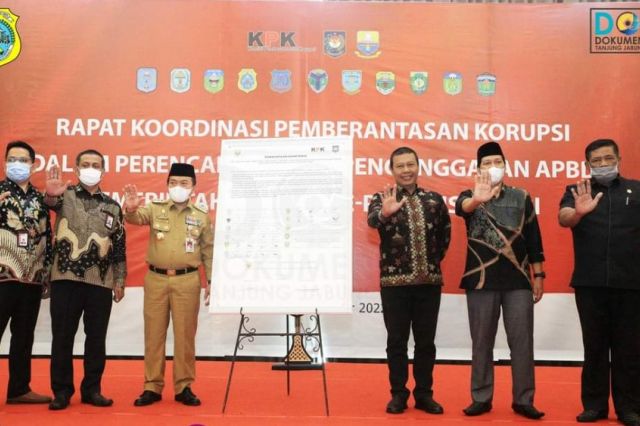 Bupati Romi Hadiri Rakor Pemberantasan Korupsi