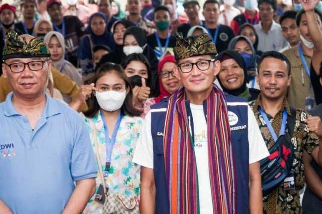 Kagumi Tari Selampit Delapan, Menteri Sandiaga Uno: Ini Layak Tampil di G20