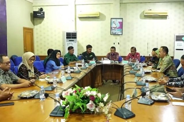 Sekda Sapril Pimpin Rakor dan Sosialisasi Sensus Pertanian 2023