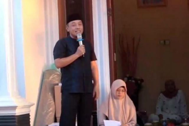 Sekda Sapril Hadiri Safari Ramadhan di Kecamatan Dendang