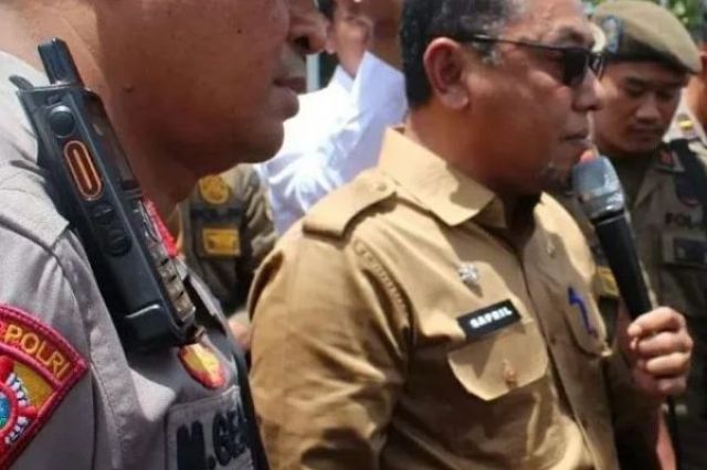 Sekda Sapril Temui Pengunjuk Rasa dari SPI