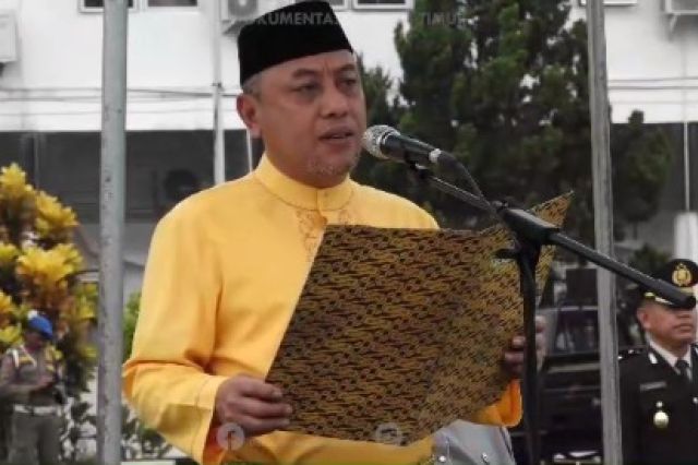 Sekda Sapril Pimpin Upacara Peringatan Hari Lahir Pancasila Tahun 2023