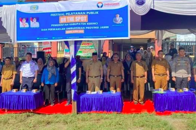 Sekda Zainal Hadiri Festival Pelayanan Publik On The Spot Bersama Ombudsman