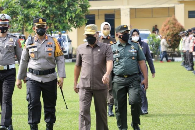Sekda Sapril Pimpin Apel Operasi Ketupat 2022