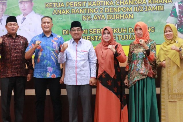 Pemkab Tanjab Barat Silaturahmi dengan Dandenpom II Jambi