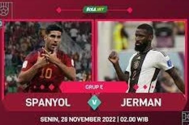 Piala Dunia 2022 Qatar: Prediksi Laga Big Match Spanyol vs Jerman