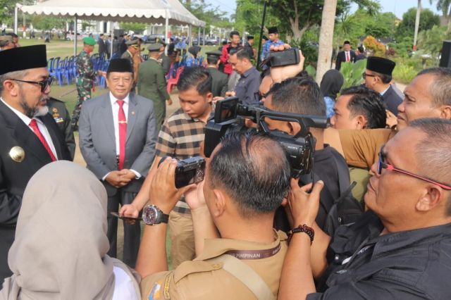 Jadi Irup Hari Kesaktian Pancasila, Pjs Gubernur Sudirman: Mengganti Pancasila Perbuatan yang Tidak Benar