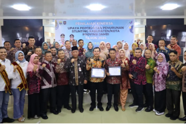 Pemkot Sungai Penuh Raih Juara Pertama Penurunan Stunting Se-Provinsi Jambi
