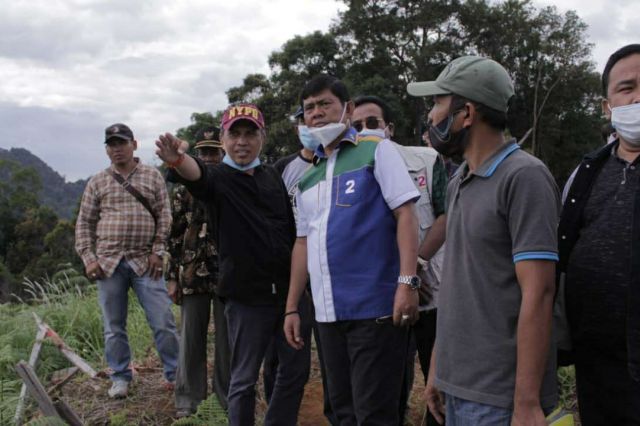Syafril Nursal Lihat Proses Pembangunan Pesantren Ummul Quro