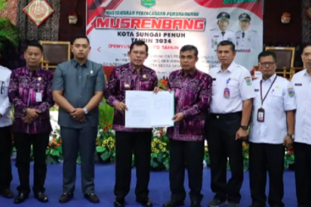 Wako Ahmadi Buka Musrenbang Kota Sungai Penuh 2024