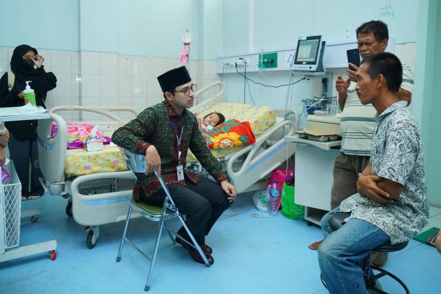 Wawako Diza Pastikan Pemkot Jambi Tanggung Kebutuhan Balita Usia 4 Tahun Penderita Penyakit Leukimia