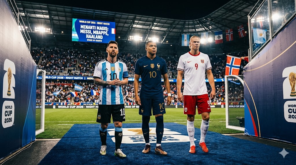 Menanti Magis Messi, Mbappe dan Haaland Piala Dunia 2026