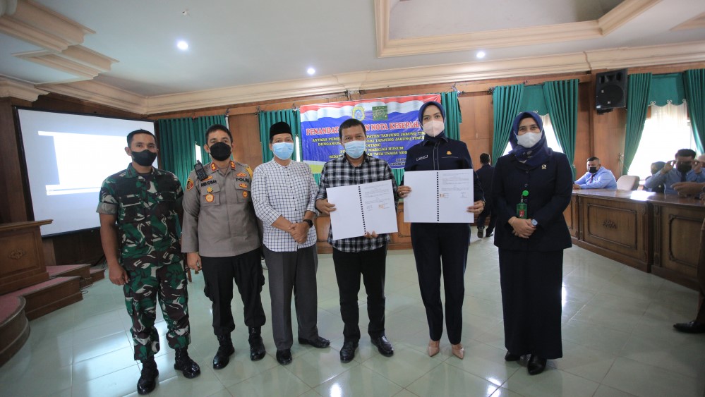MoU penanganan pesoalan hukum perdata dan TUN  Pemkab dan Kejari Tanjab Timur