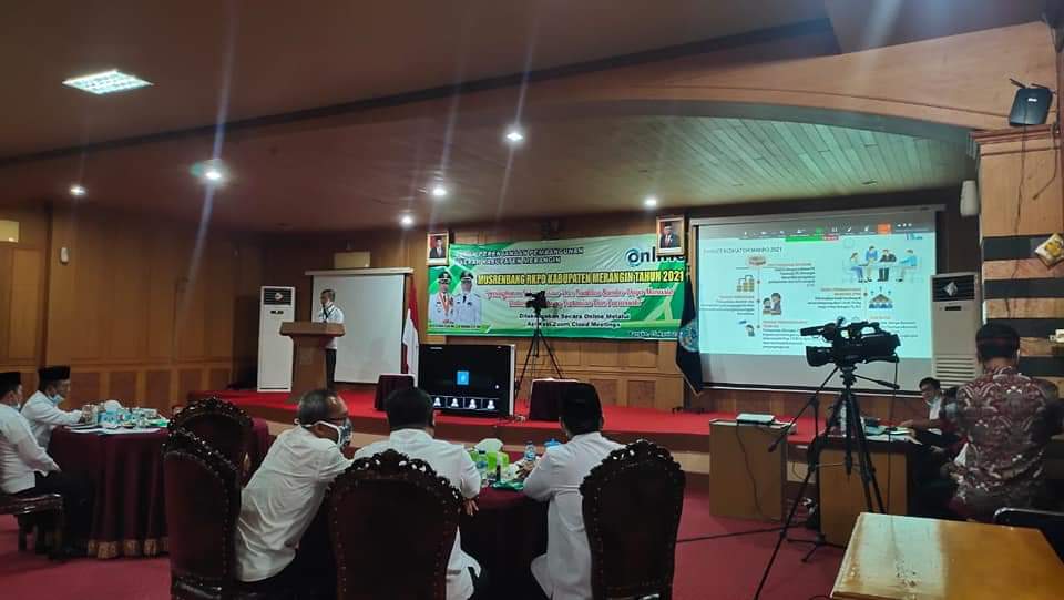 Musrenbang RKPD Merangin digelar via video conference