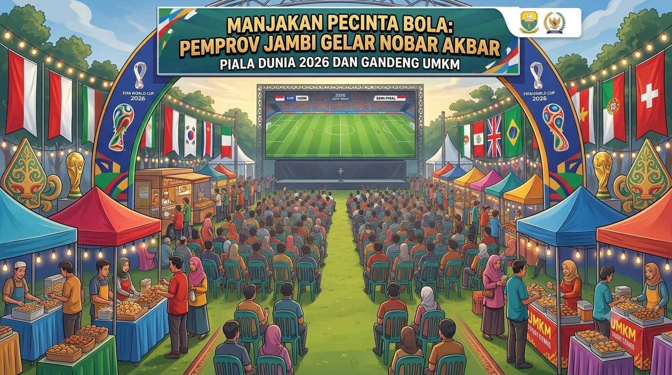 Ilustrasi nobar Piala Dunia 2026 Pemprov Jambi