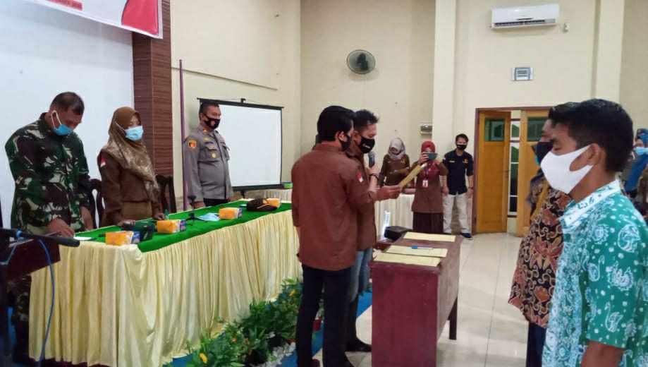 Pelantikan Panwas tingkat TPS Kecamatan Tungkal Ilir