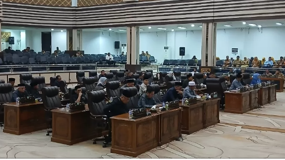 Rapat Paripurna Laporan Hasil Kerja Banggar DPRD Kota Jambi