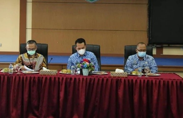 Pertemuan bersam Pemkot Sungai Penuh dan BPK RI