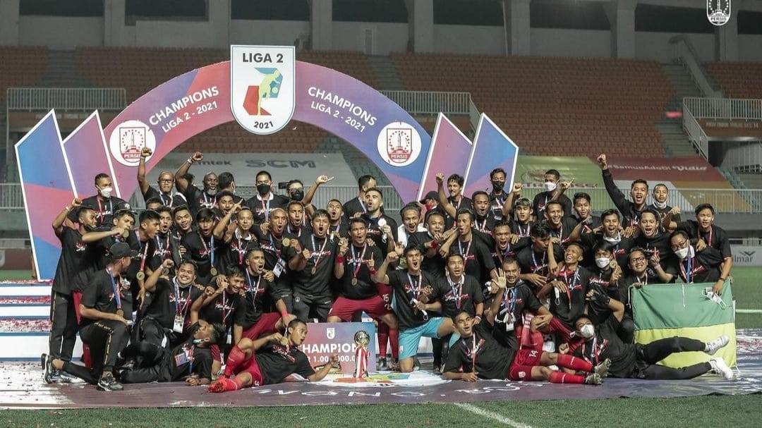 Persis Solo saat menjadi juara Liga 2 Indonesia 2021