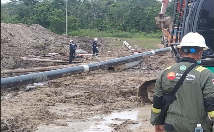 Kecelakaan kerja pekerja PetroChina di Area NEB#9 Betara, Tanjab Barat, Minggu (18/12)