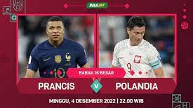 Prancis vs Polandia 16 besar Piala Dunia 2022 Qatar