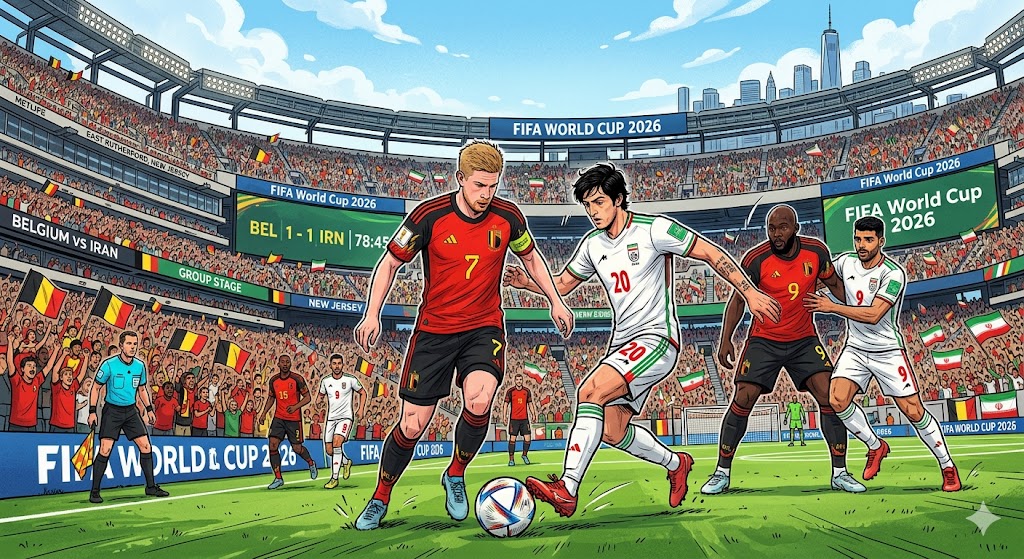 Prediksi Belgia vs Iran Piala Dunia 2026: ujian konsistensi The Reds Devils