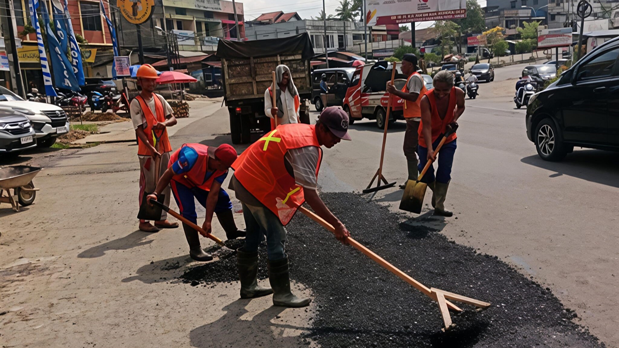 PUTR Jambi perbaiki jalan rusak jelang Idul Fitri 1447 H