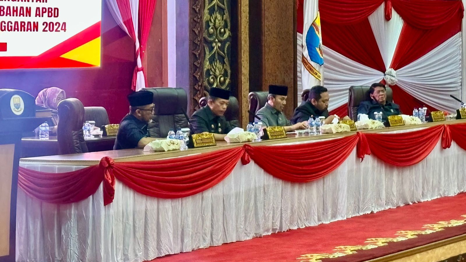 DPRD Provinsi Jambi gelar rapat paripurna nota pengantar Ranperda Perubahan APBD 2024