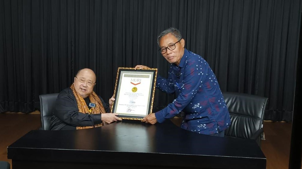 Donor darah HUT ke-7 raih penghargaan MURI