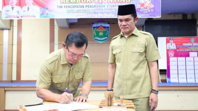 Pemkot Sungai Penuh gelar Rakor Rembuk Stunting tahun 2024, Selasa (26/3)