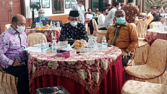 Wabup Robby saat ikuti acara FGD Pansus Konflik Lahan bersama DPRD Provinsi Jambi