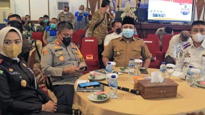 Robby saat hadiri sosialisasi saber pungli
