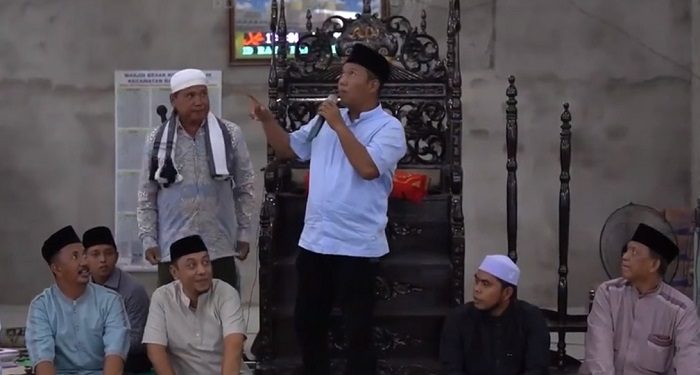 Bupati Romi hadiri Safari Ramadhan di Kecamatan Rantau Rasau, Senin (3/4)