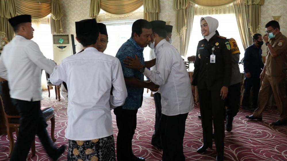 Romi saat sambut kunker Abdullah Sani