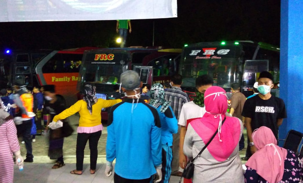 Kedatangan santri Lirboyo asal Merangin