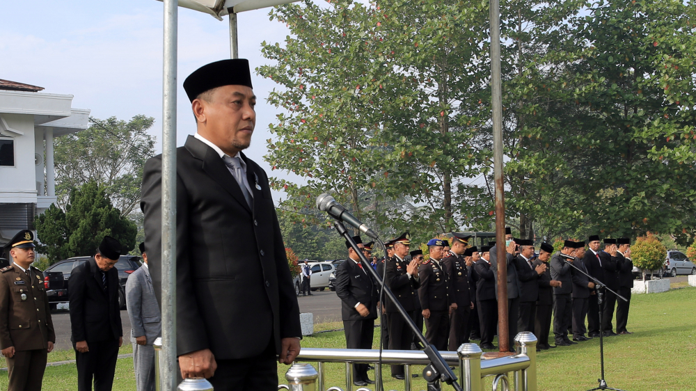 Sekda Sapril jadi Irup upacara Hari Kesaktian Pancasaila