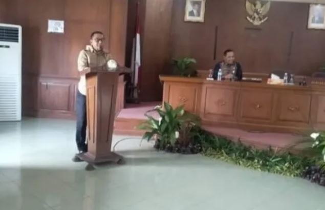 Sekda Sapril hadiri Raker sosialisasi aset desa dan tahun 2022, Kamis (16/3)