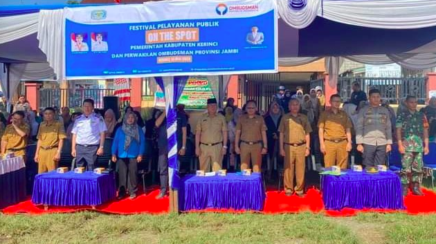 Sekda Zainal Hadiri Festival Pelayanan Publik On The Spot Bersama Ombudsman