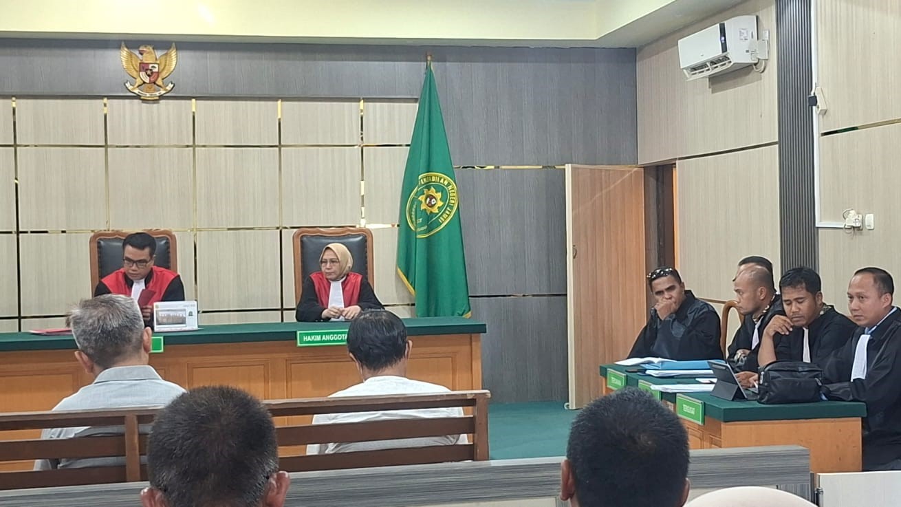Sidang lanjutan dugaan korupsi pengadaan bahan kimia Sucolite Perumda Tirta Mayang Kota Jambi