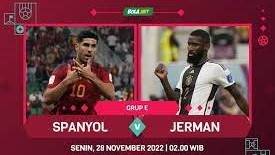 Spanyol vs Jerman Piala Dunia 2022 Qatar