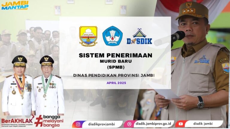 SPMB TA 2025/2026 Pemprov Jambi