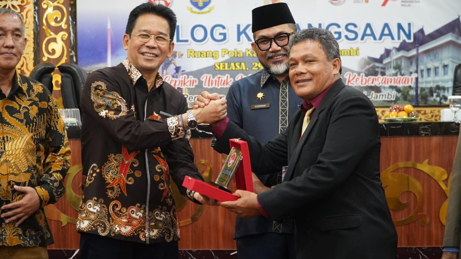 Sudirman saat hadiri dialog kebangsaan, Selasa (29/8)