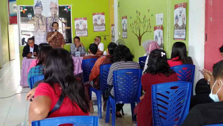 Tim Fachrori-Syafril saat bergerilya di Kelurahan Alam Barajo