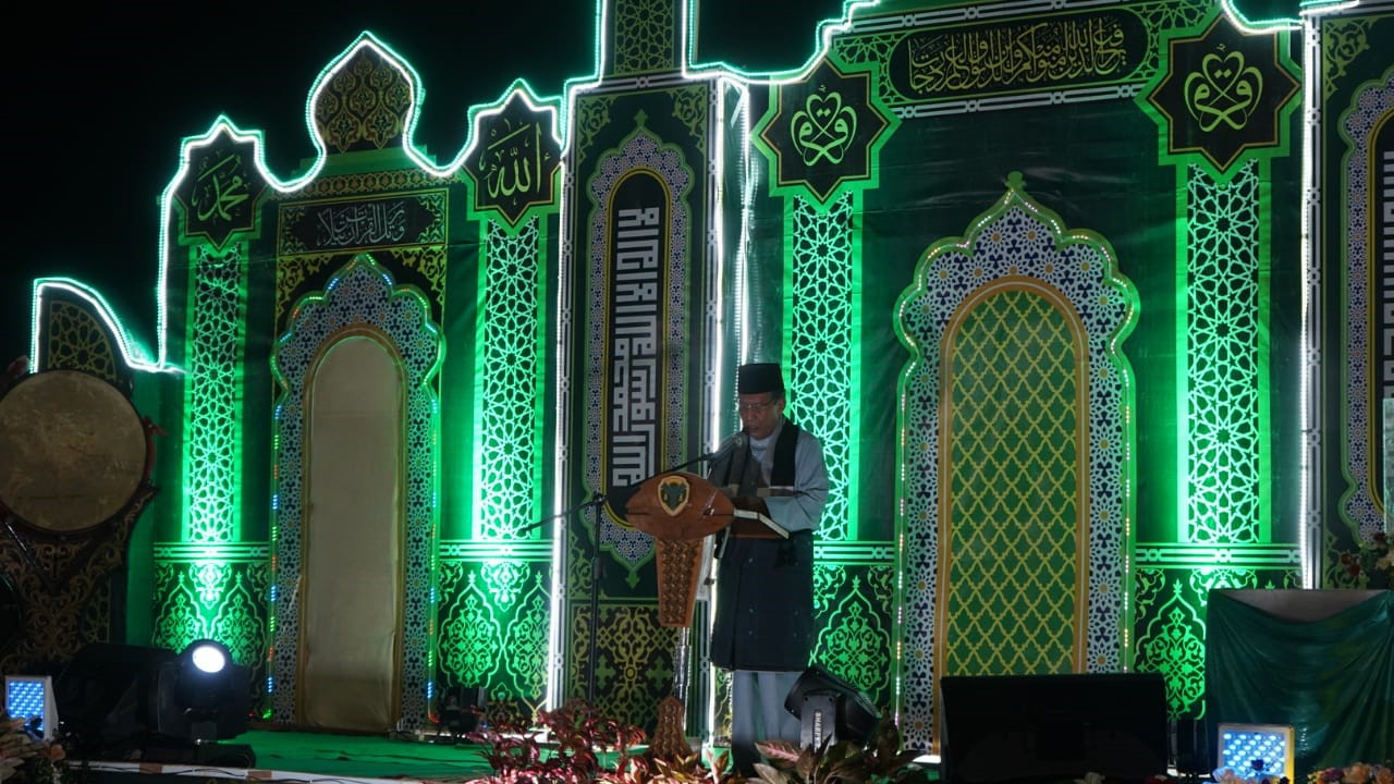 Abdullah Sani menghadiri pembukaan MTQ ke-53 Kabupaten Batanghari, Sabtu (3/6)